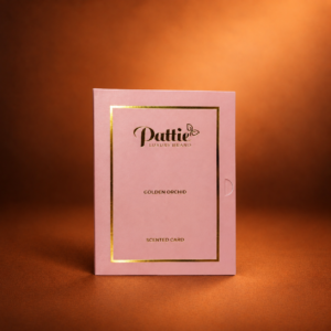 Golden Orchid Scented Card